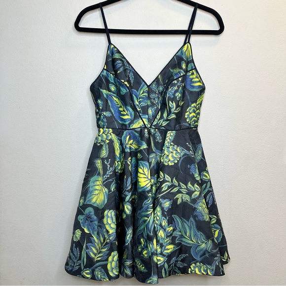 silence + noise Dresses & Skirts - Silence + Noise Hologram Fit & Flare Lined Mini Dress Urban Outfitters Size 2